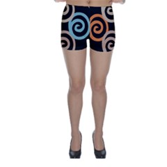 Abroad Spines Circle Skinny Shorts by Mariart