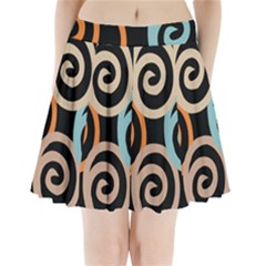 Abroad Spines Circle Pleated Mini Skirt by Mariart