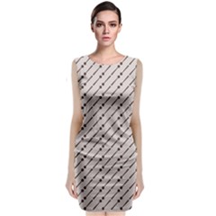 Batik Java Culture Traditional Classic Sleeveless Midi Dress