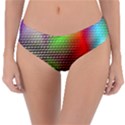 Abstract Rainbow Pattern Colorful Stars Space Reversible Classic Bikini Bottoms View1