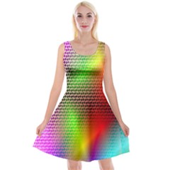 Abstract Rainbow Pattern Colorful Stars Space Reversible Velvet Sleeveless Dress by Mariart