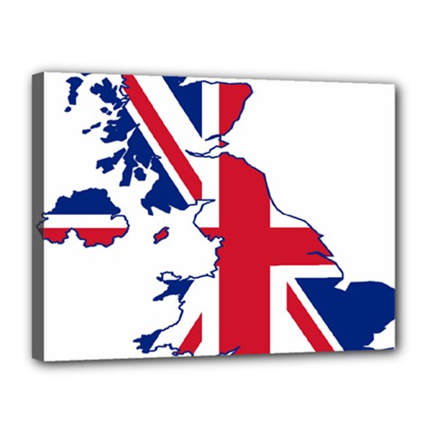 Britain Flag England Nations Canvas 16  X 12  by Mariart