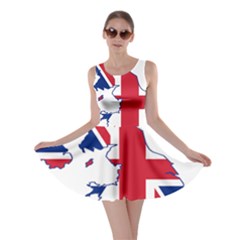 Britain Flag England Nations Skater Dress by Mariart