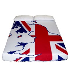 Britain Flag England Nations Fitted Sheet (queen Size)