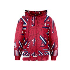 Alternatively Mega British America Red Dragon Kids  Zipper Hoodie by Mariart