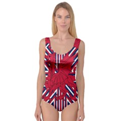 Alternatively Mega British America Red Dragon Princess Tank Leotard 