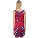 Alternatively Mega British America Red Dragon Sleeveless Satin Nightdress View2