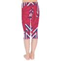 Alternatively Mega British America Red Dragon Kids  Capri Leggings  View2