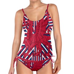 Alternatively Mega British America Red Dragon Tankini Set