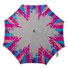 Building Polka City Rainbow Hook Handle Umbrellas (Large)