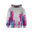 Building Polka City Rainbow Kids  Pullover Hoodie View1