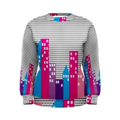 Building Polka City Rainbow Women s Sweatshirt by Mariart