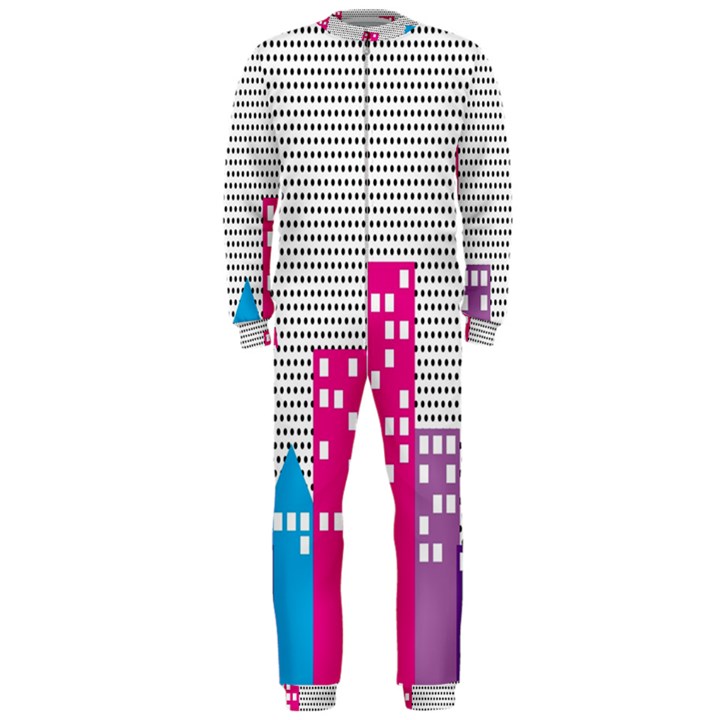 Building Polka City Rainbow OnePiece Jumpsuit (Men) 