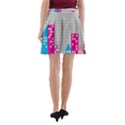 Building Polka City Rainbow A-Line Pocket Skirt View2