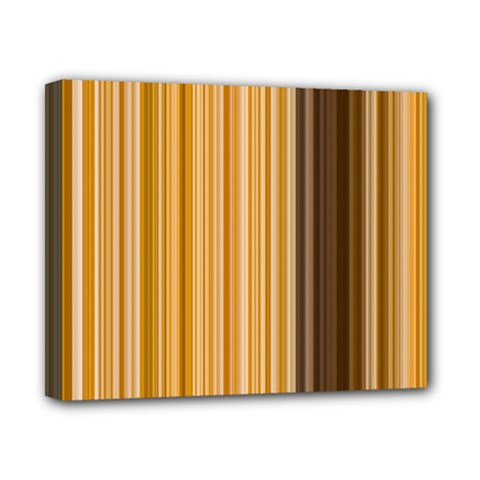 Brown Verticals Lines Stripes Colorful Canvas 10  X 8 