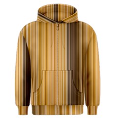 Brown Verticals Lines Stripes Colorful Men s Zipper Hoodie