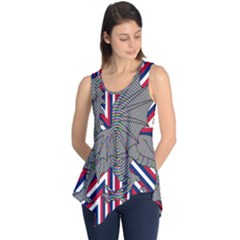 Alternatively Mega British America Dragon Illustration Sleeveless Tunic by Mariart