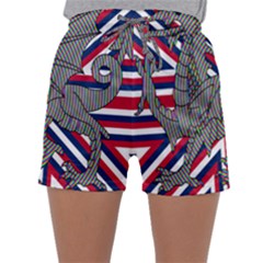 Alternatively Mega British America Dragon Illustration Sleepwear Shorts