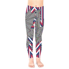 Alternatively Mega British America Dragon Illustration Kids  Legging by Mariart