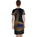 Wondrous Trajectorie Illustrated Line Light Black Short Sleeve Nightdress View2