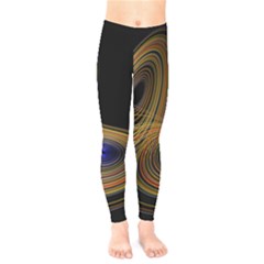 Wondrous Trajectorie Illustrated Line Light Black Kids  Legging by Mariart