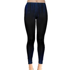 Colorful Light Ray Border Animation Loop Blue Motion Background Space Leggings  by Mariart