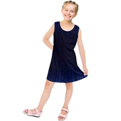 Colorful Light Ray Border Animation Loop Blue Motion Background Space Kids  Tunic Dress by Mariart