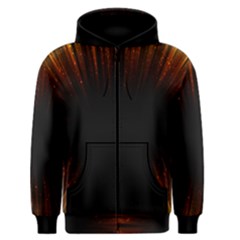 Colorful Light Ray Border Animation Loop Orange Motion Background Space Men s Zipper Hoodie by Mariart