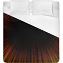 Colorful Light Ray Border Animation Loop Orange Motion Background Space Duvet Cover (King Size) View1