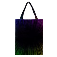 Colorful Light Ray Border Animation Loop Rainbow Motion Background Space Classic Tote Bag by Mariart