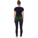 Colorful Light Ray Border Animation Loop Rainbow Motion Background Space Short Sleeve Sports Top  View2