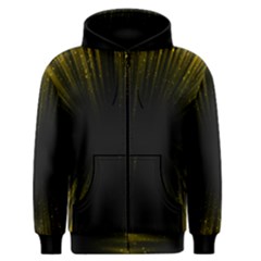 Colorful Light Ray Border Animation Loop Yellow Men s Zipper Hoodie by Mariart