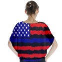 Flag American Line Star Red Blue White Black Beauty Blouse View2