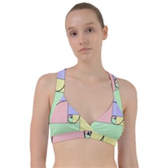 Golden Spiral Logarithmic Color Sweetheart Sports Bra by Mariart