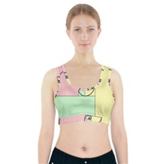 Golden Spiral Logarithmic Color Sports Bra With Pocket by Mariart