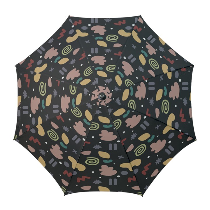 Funky Pattern Polka Wave Chevron Monster Golf Umbrellas