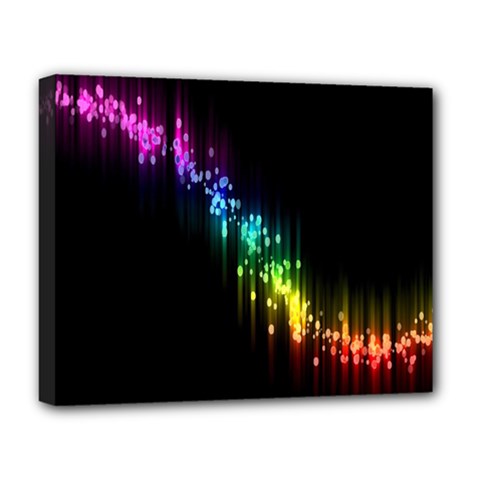 Illustration Light Space Rainbow Deluxe Canvas 20  X 16  