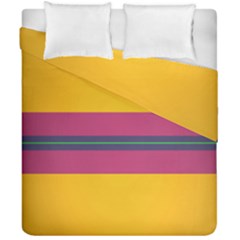 Layer Retro Colorful Transition Pack Alpha Channel Motion Line Duvet Cover Double Side (california King Size) by Mariart