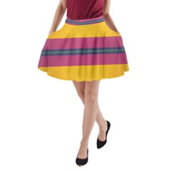 Layer Retro Colorful Transition Pack Alpha Channel Motion Line A-line Pocket Skirt by Mariart