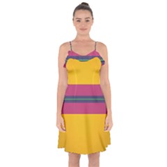 Layer Retro Colorful Transition Pack Alpha Channel Motion Line Ruffle Detail Chiffon Dress by Mariart