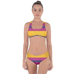 Layer Retro Colorful Transition Pack Alpha Channel Motion Line Criss Cross Bikini Set by Mariart