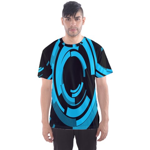 Graphics Abstract Motion Background Eybis Foxe Men s Sports Mesh Tee by Mariart