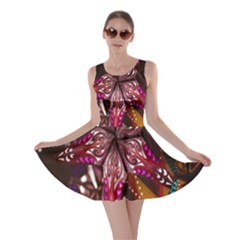 Hanging Paper Star Lights Skater Dress by Mariart