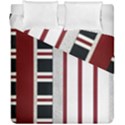 Line Streep Vertical Horizontal Duvet Cover Double Side (California King Size) View1