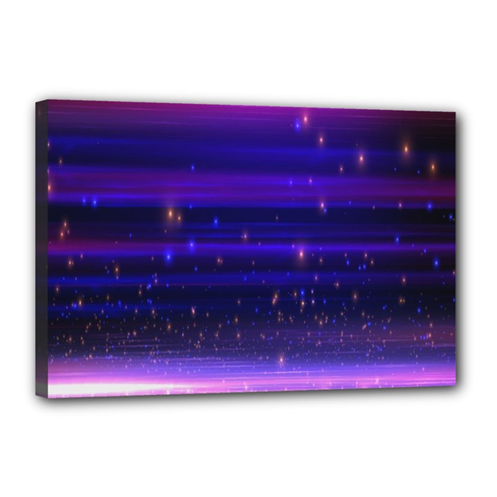 Massive Flare Lines Horizon Glow Particles Animation Background Space Canvas 18  x 12 