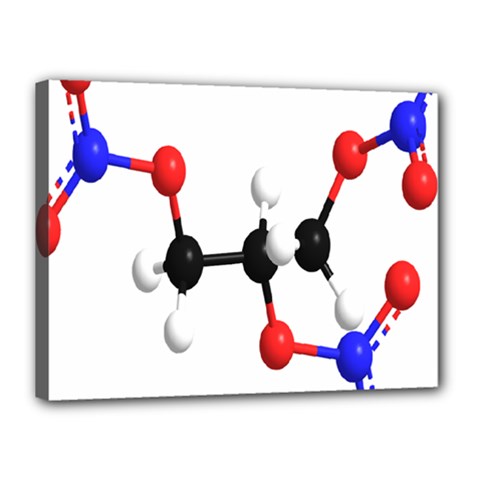 Nitroglycerin Lines Dna Canvas 16  X 12  by Mariart