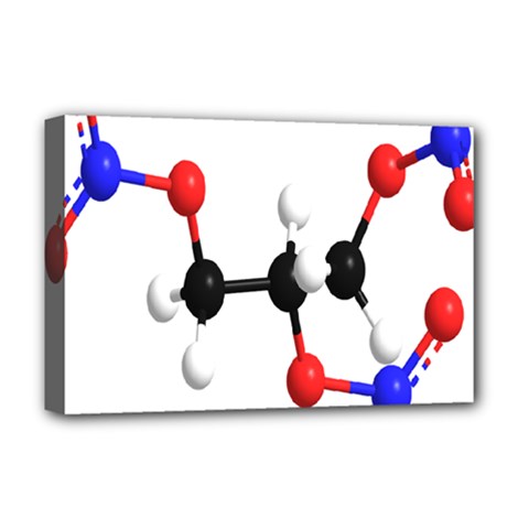 Nitroglycerin Lines Dna Deluxe Canvas 18  X 12  