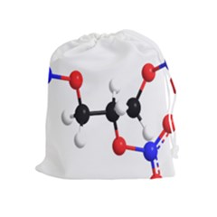 Nitroglycerin Lines Dna Drawstring Pouches (extra Large) by Mariart