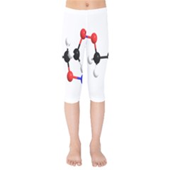 Nitroglycerin Lines Dna Kids  Capri Leggings  by Mariart