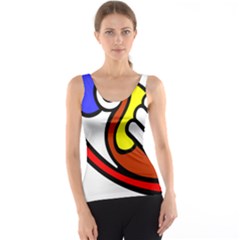 Pedernal Art Circle Sign Tank Top by Mariart